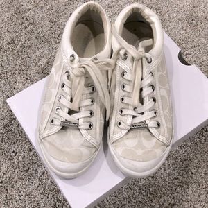 Coach White Francesca Sneaker